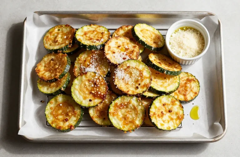 Crispy Zucchini Chips Parmesan That Actually Stay Crunchy