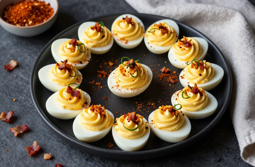 Deviled Eggs Bacon Crumble That Disappear Fast