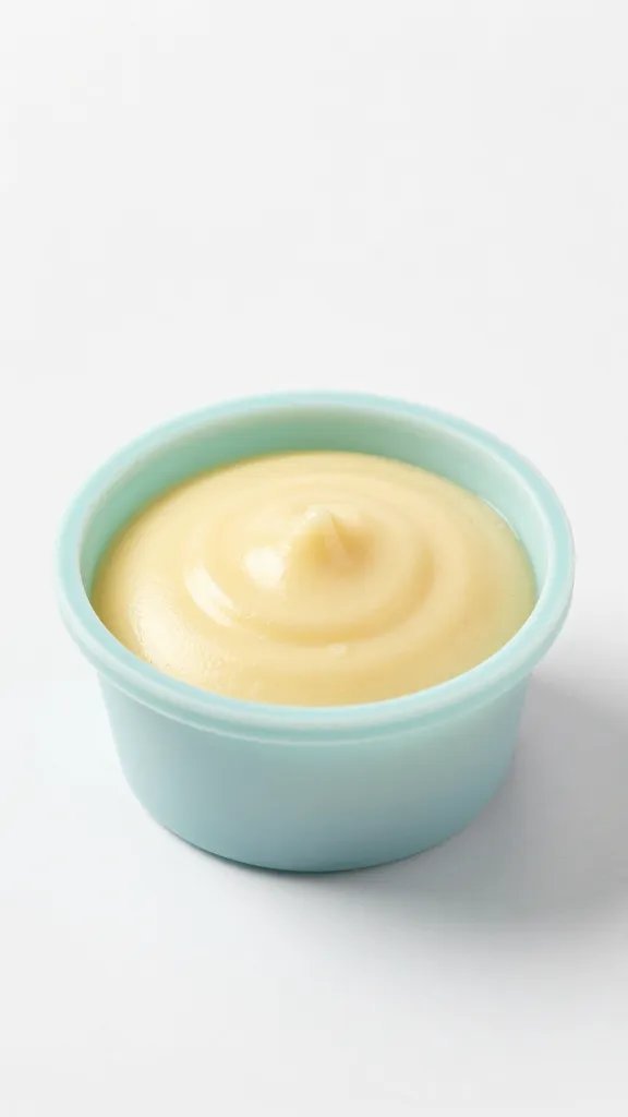 Single silicone mini-mold filled with batter