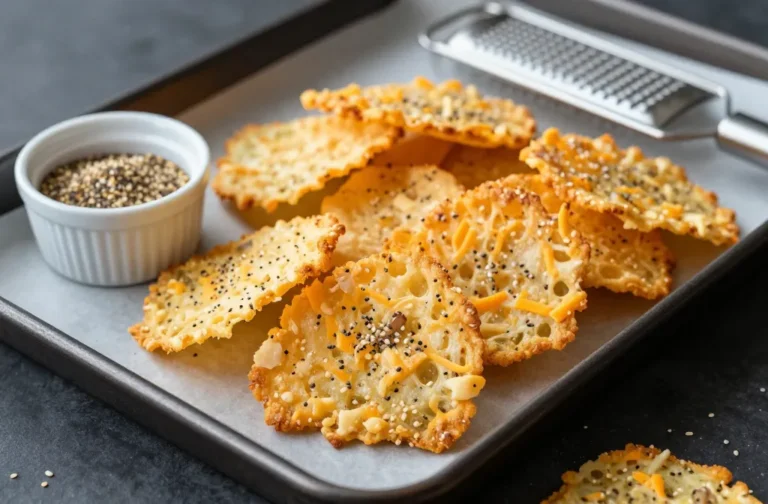 Crispy Magic: Cheese Crisps Everything Bagel Recipe