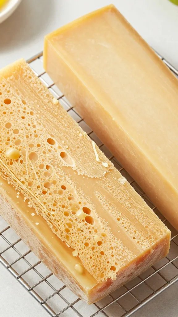 pecorino romano crisp cooling on wire rack