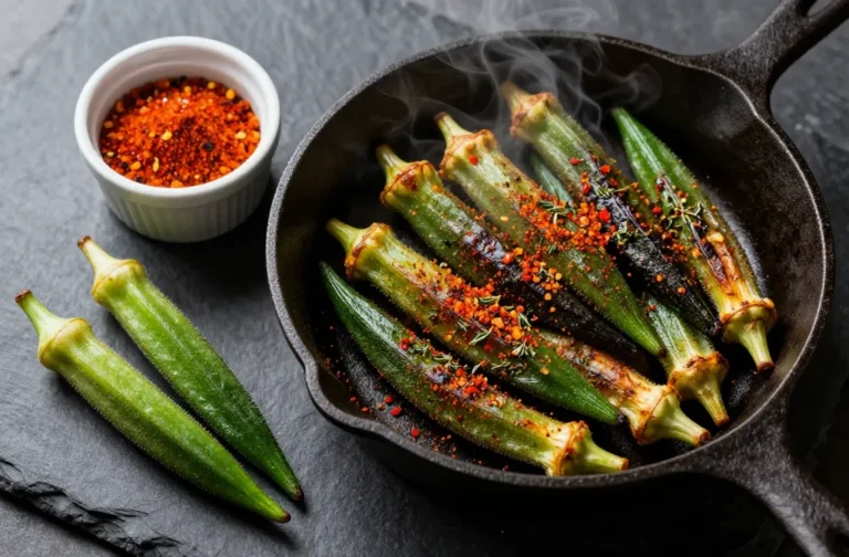 Crisp, Zero-Slime Okra Pods Cajun Spice Guide