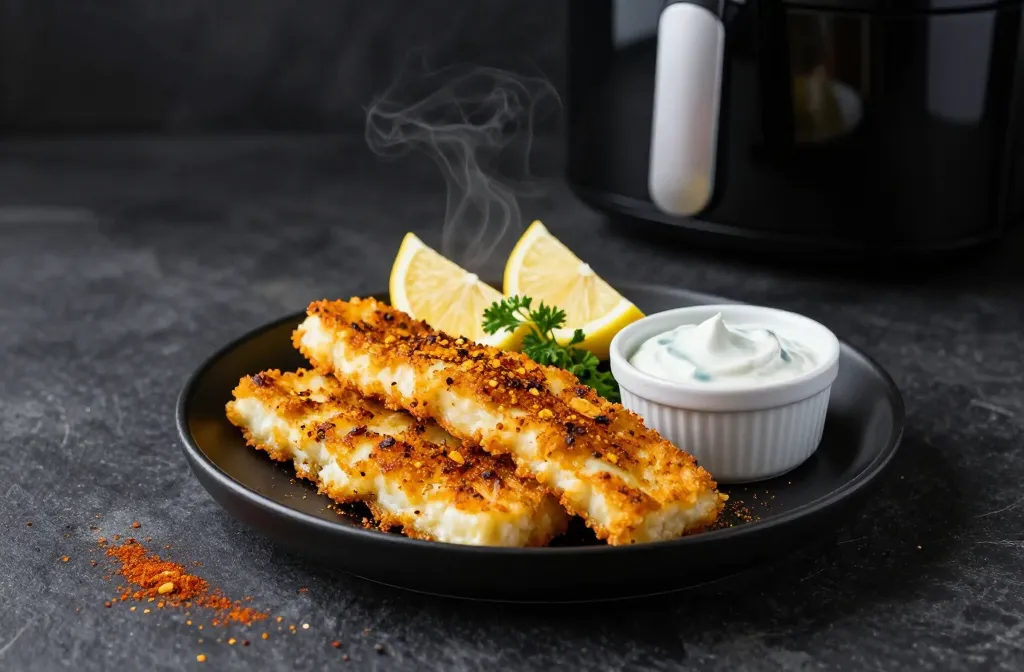 Crispy Air Fryer Keto Shawarma Spiced Halloumi Magic