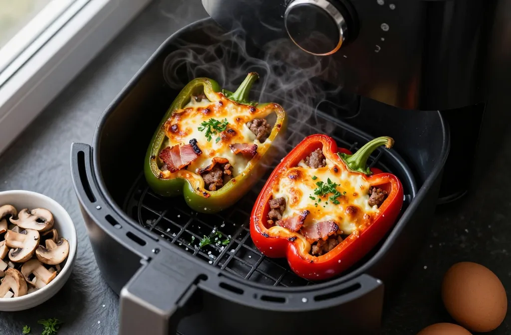 Unlock Crispy Air Fryer Keto Stuffed Peppers Bone-in Magic