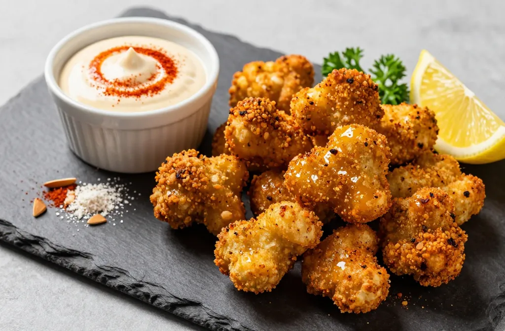 Crispy Air Fryer Keto Broccoli Nuggets Cajun Dry Rub Magic