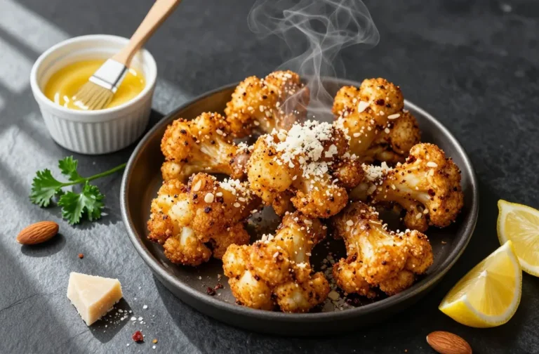 Crispy Magic Air Fryer Keto Cauliflower Wings Garlic Butter Dry Rub Triumph