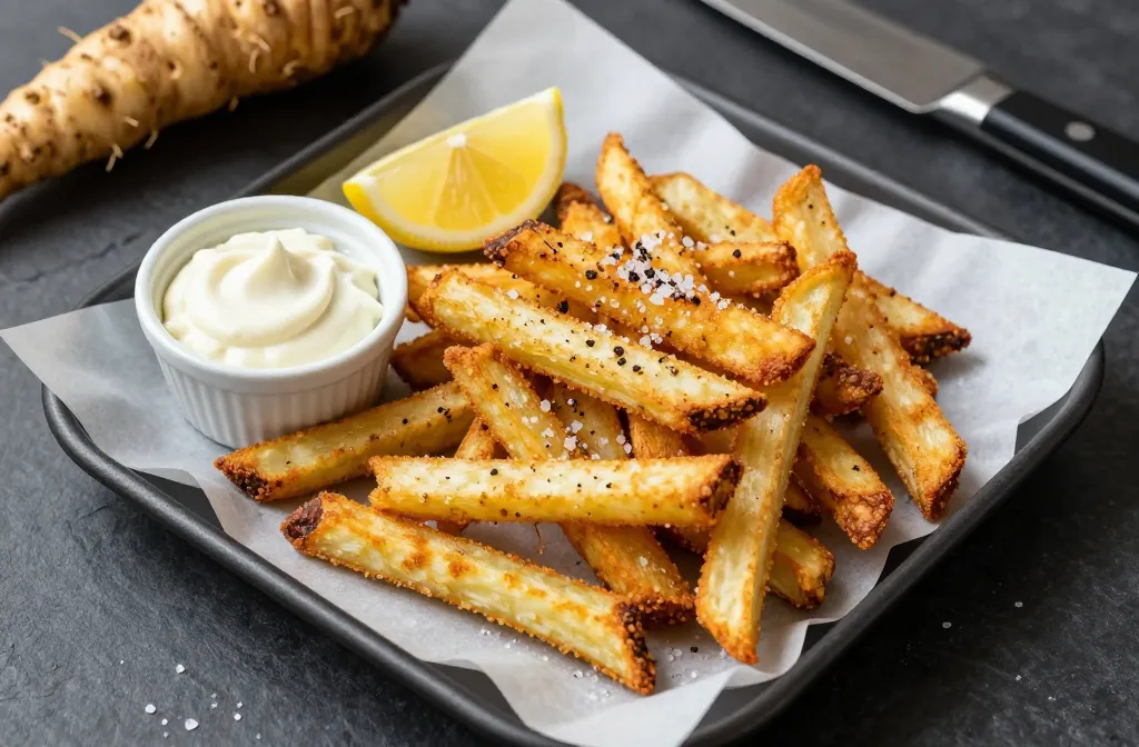 Crispy Weeknight Hero Air Fryer Keto Celery Root Fries 20 Minutes