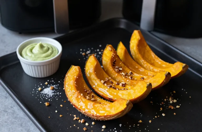 Viral Walnut Crusted Keto Air Fryer Pumpkin Slices That Slap