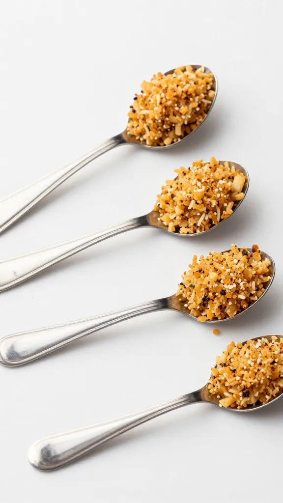 keto garlic parmesan crust ingredients measured in spoons
