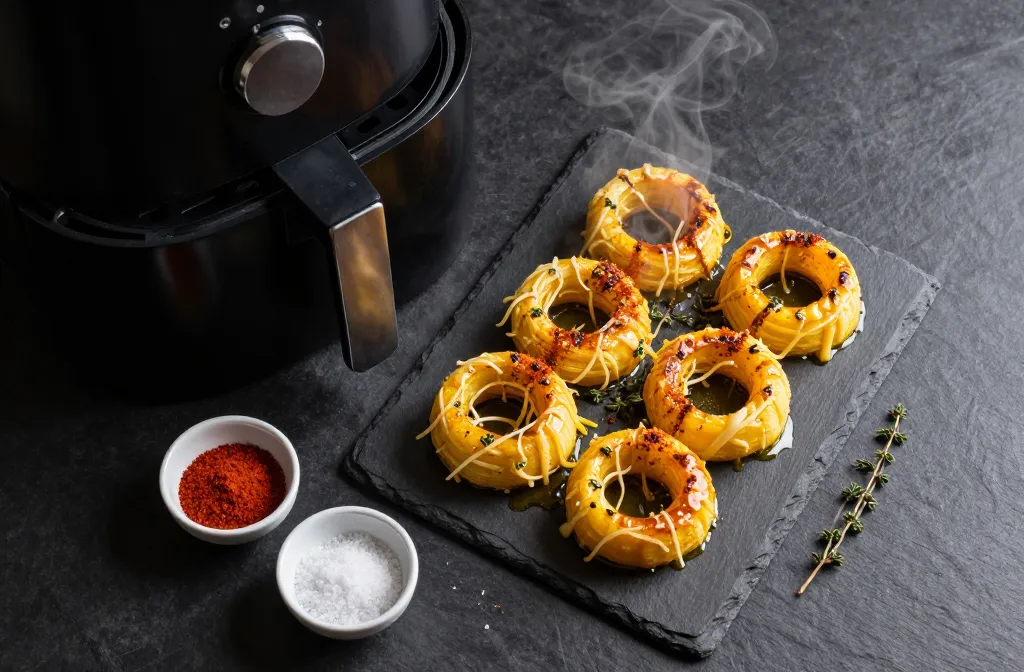 Crispy Juicy Air Fryer Keto Spaghetti Squash Smoked Paprika Thyme Magic