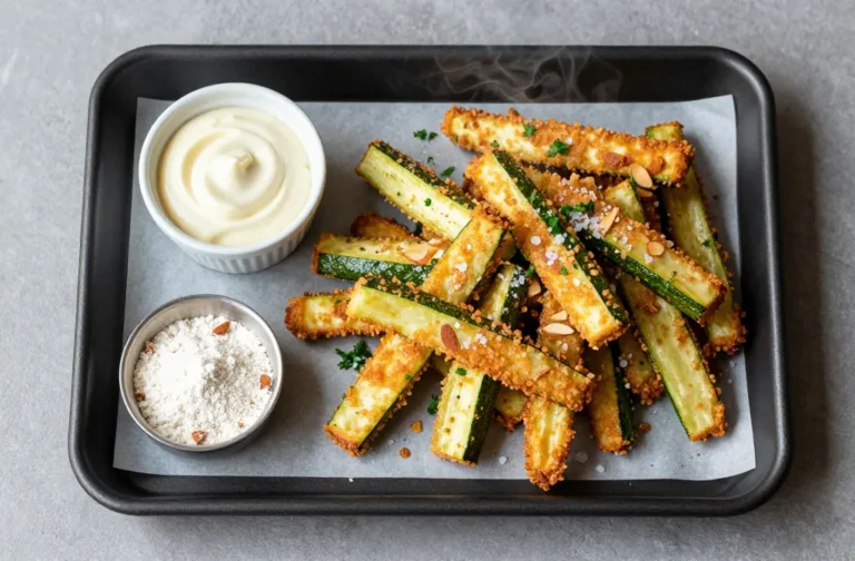 Crispy Magic Naked Air Fryer Zucchini Tenders Almond Flour Crunch Unleashed