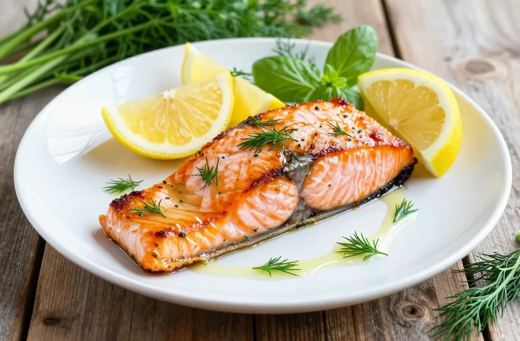 Air Fryer Dill Salmon