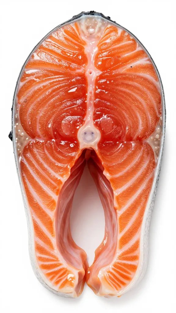 Closeup of a single salmon fillet with 10–15 minute rub wake-up time