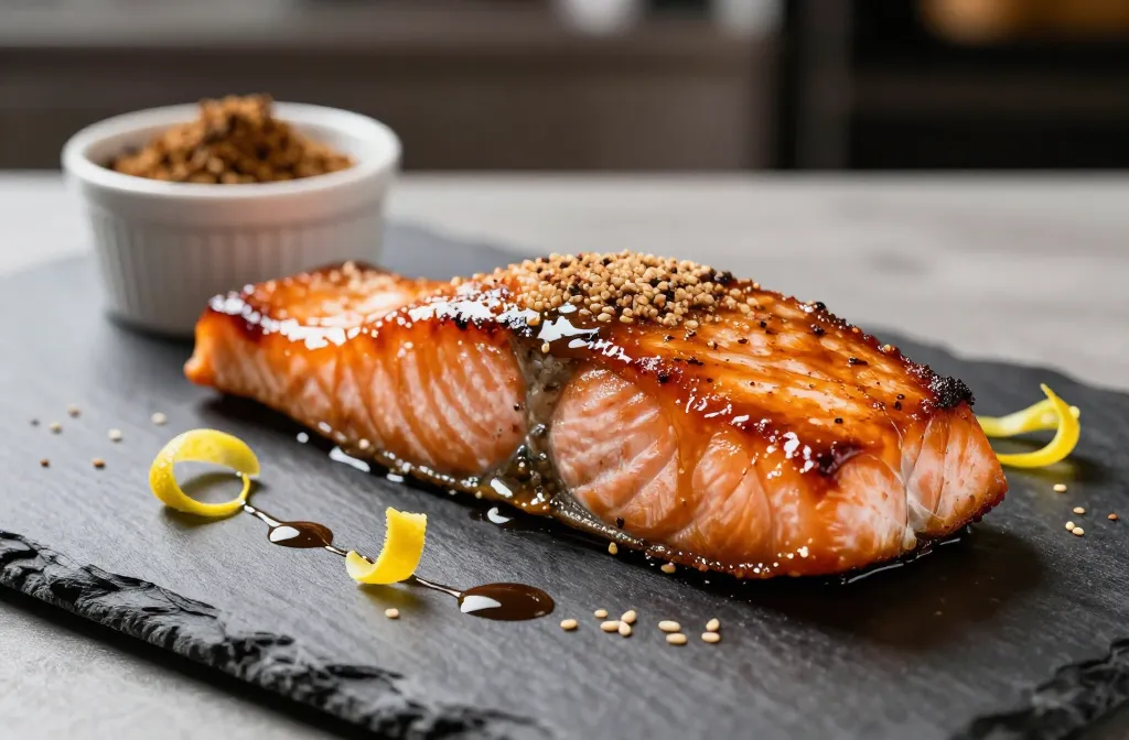 Air Fryer Brown Sugar Salmon (Swerve Brown)