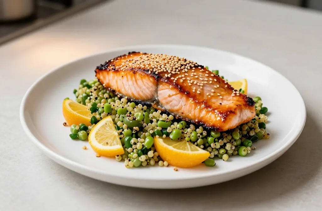 Air Fryer Sesame Salmon