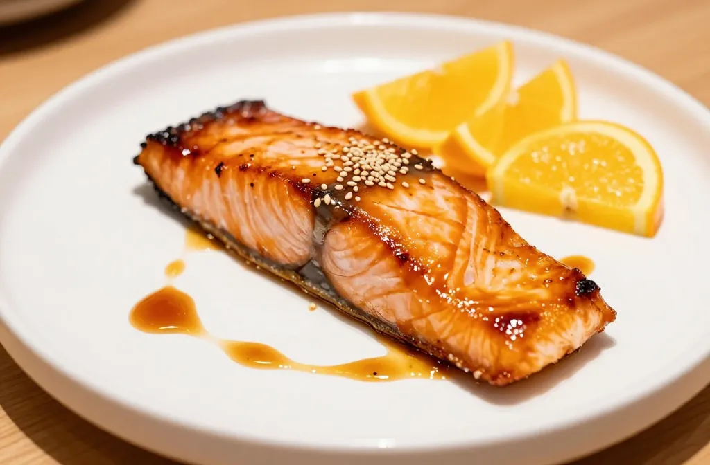 Air Fryer Honey Soy Salmon