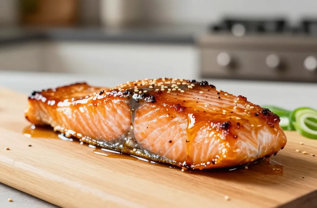 Air Fryer Teriyaki Salmon