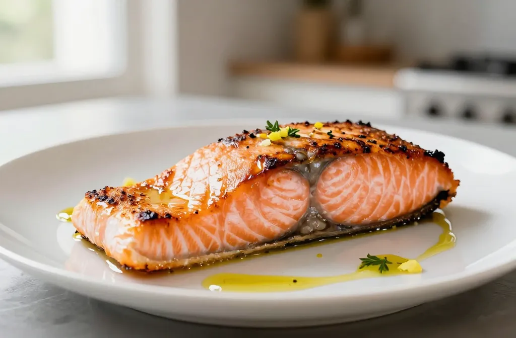 Air Fryer Crispy Skin Salmon