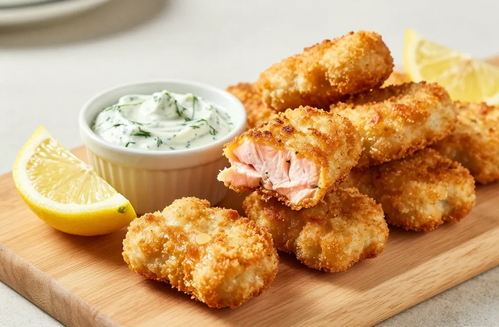 Air Fryer Salmon Nuggets