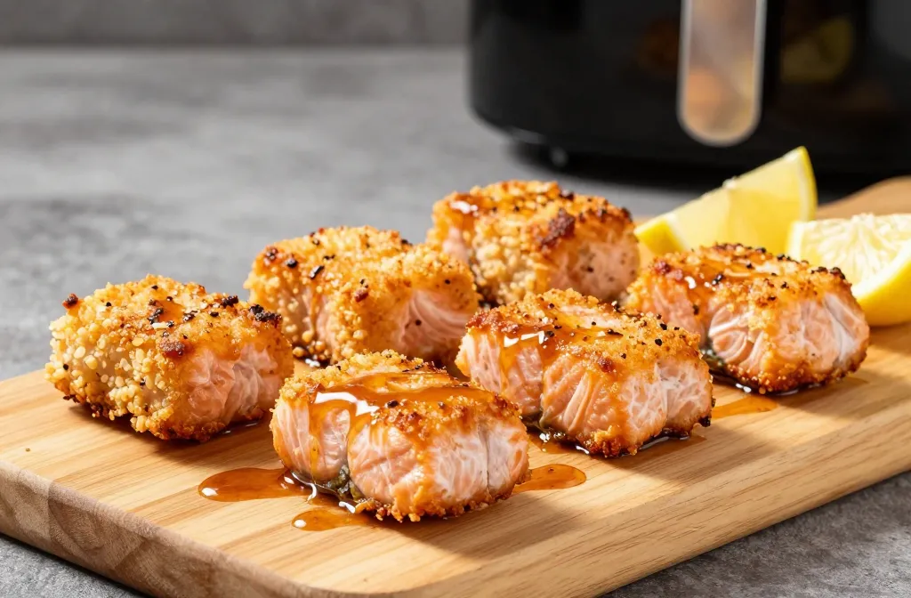 Air Fryer Salmon Bites